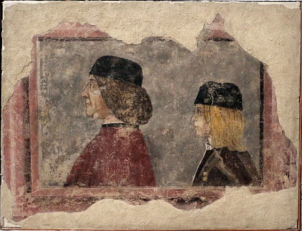 Palazzo dei Diamanti - Ferrara, storie della Vergine e ritratti di committenti
